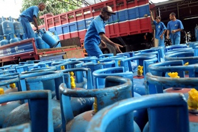 Giá gas chính thức giảm 43.000 đồng/bình